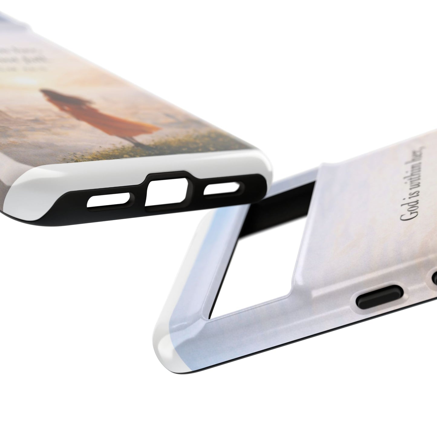 Inspirational Psalm 46:5 Phone Case — 'God is within her, she will not fall' Christian Phone Cover