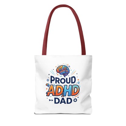 Proud ADHD Dad Tote Bag — Awareness Gift for Fathers