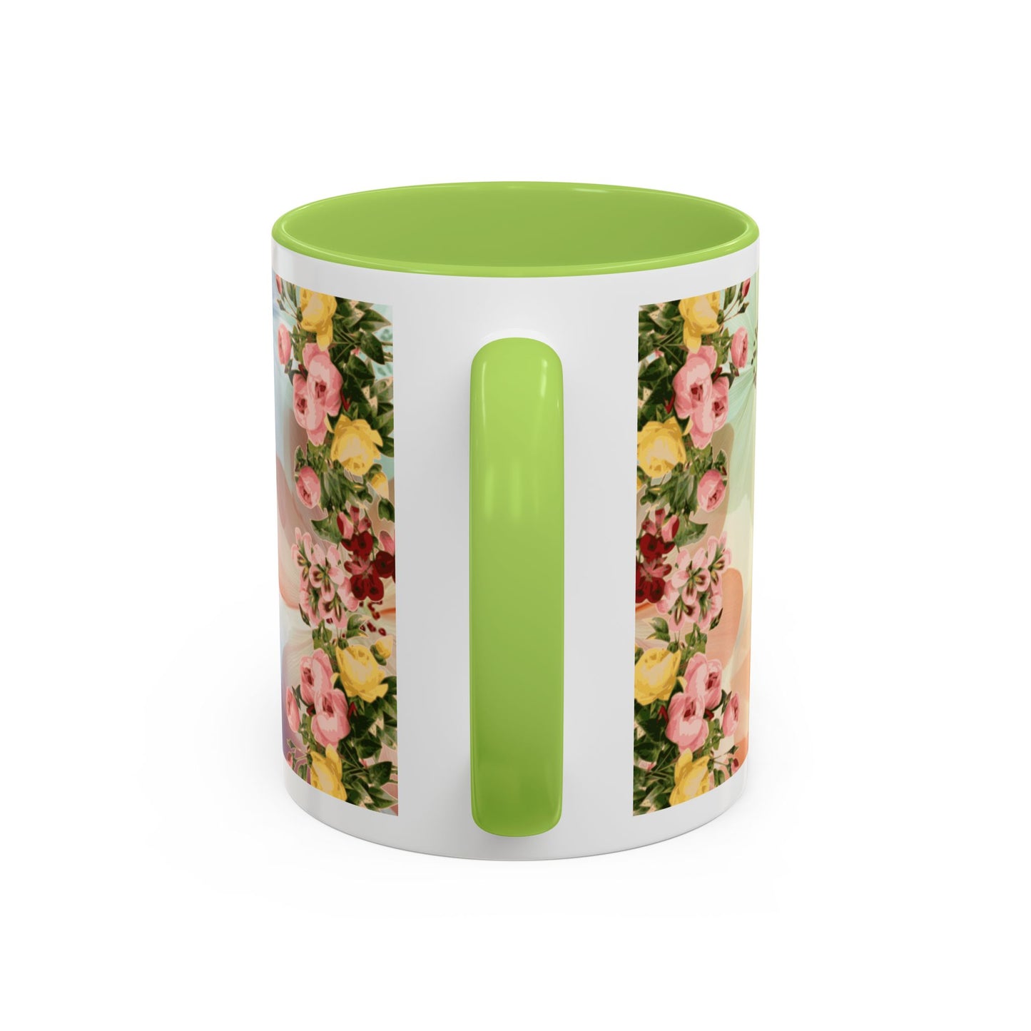 Mother’s Love Accent Coffee Mug – Floral Inspirational Gift (11/15 oz)