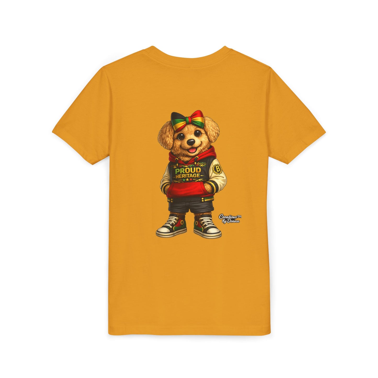 Kids Rasta Bear 'Proud Heritage' Tee