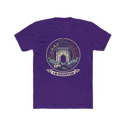 I  Houston T-Shirt — Vintage Monument Cityscape Tee for Locals & Tourists