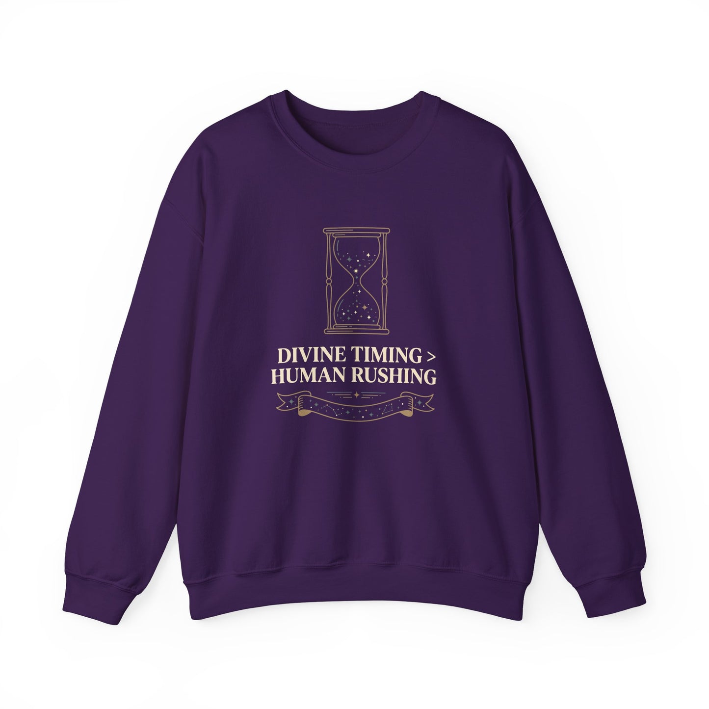 Divine Timing Human Rushing  Sweatshirt