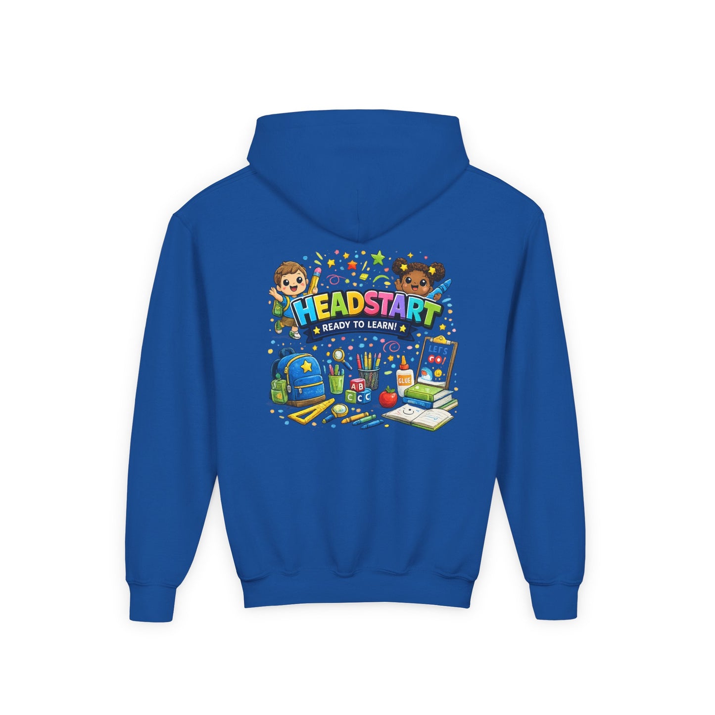 Head Start Kids Hoodie – 'Ready to Learn' Back-to-School Youth Sweatshirt