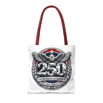 250th USA Anniversary Tote Bag — Patriotic Eagle 1776–2026 Commemorative Tote