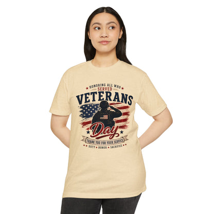 Veterans Day Tribute T-Shirt — Honoring All Who Served