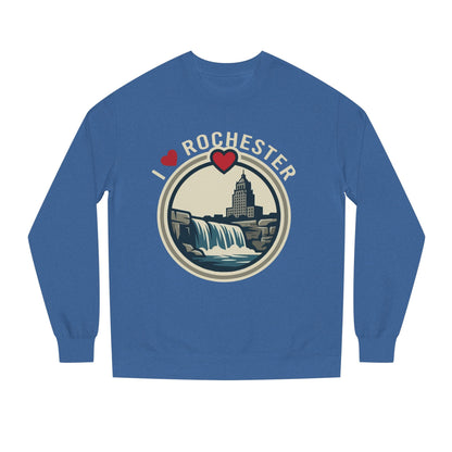 Rochester Waterfall Crewneck Sweatshirt — I  Rochester Graphic