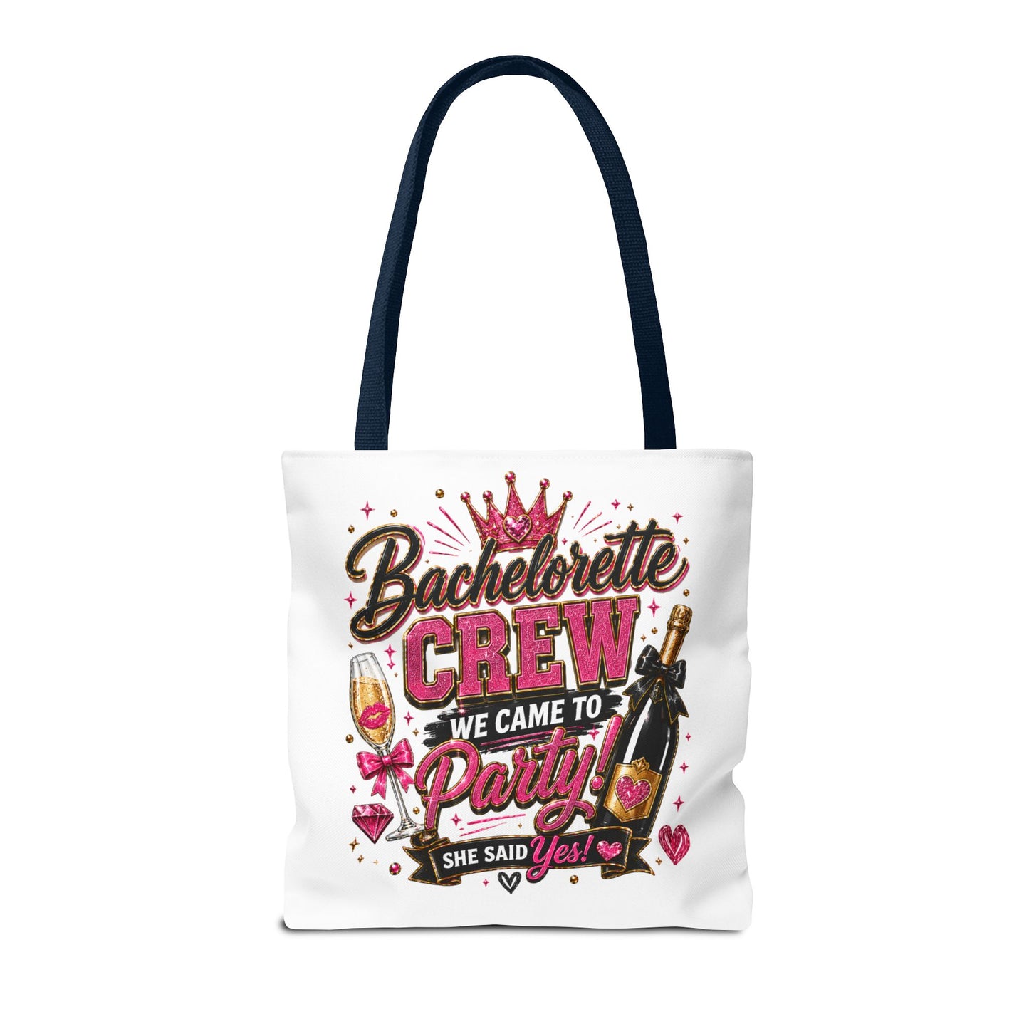 Bachelorette Crew Party Tote Bag — 'We Came to Party' Bridal Shower Gift