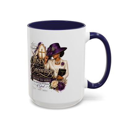 Chosen to Encourage Coffee Mug — Christian Woman Faith Gift (11/15oz)