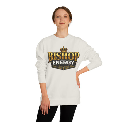 Bishop Energy Crewneck Sweatshirt — Gold Crown Logo Streetwear