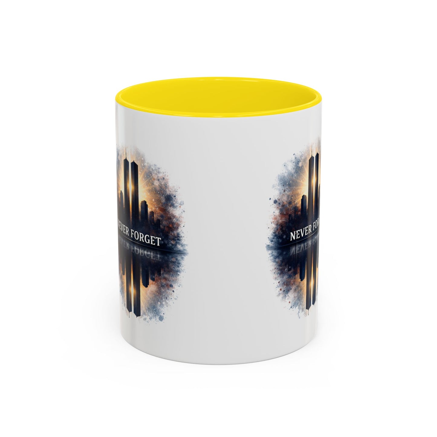 Never Forget 9/11 Memorial Accent Coffee Mug (11/15oz)