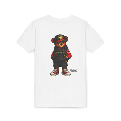 Youth Tee — 'Unity' Streetwear Teddy Bear Graphic Shirt