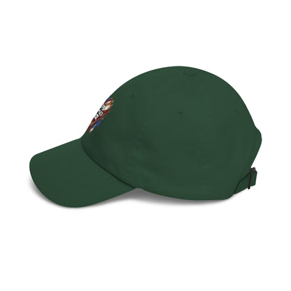 Dad Cap - "Never Forget 9/11" Heart American Flag Tribute Cap
