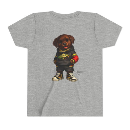 Youth Dog Tee — 'Legacy' Streetwear Puppy Graphic Shirt