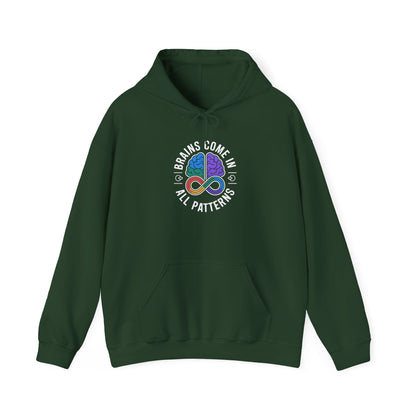 Brains Come in All Patterns Hoodie