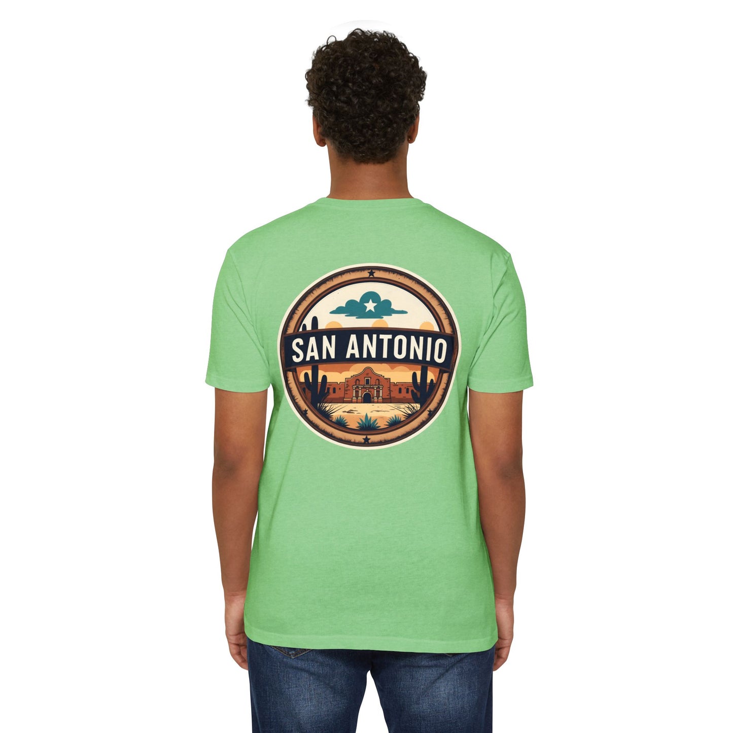 San Antonio Badge T-Shirt — Vintage Desert City Graphic