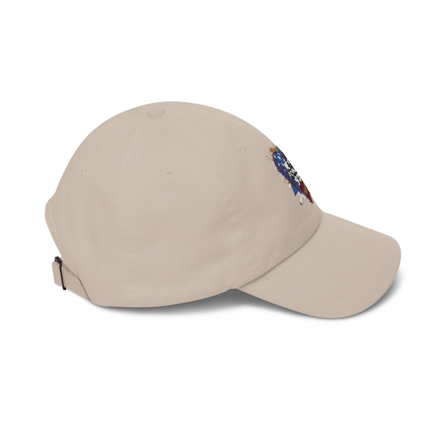 Dad Cap - "Never Forget 9/11" Heart American Flag Tribute Cap