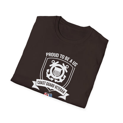 Proud to Be a US Coast Guard Veteran T-Shirt