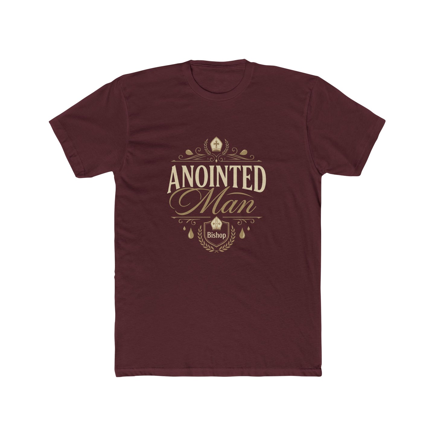 Anointed Man Tee — Christian Faith Graphic T-Shirt