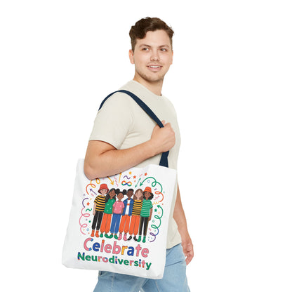 Celebrate Neurodiversity Tote Bag — Inclusive Pride Reusable Shopper
