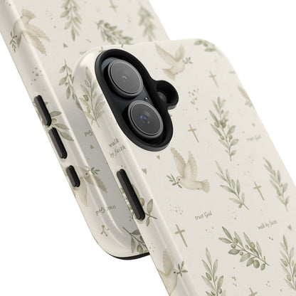 Walk By Faith Phone Case | Christian Floral iPhone Case