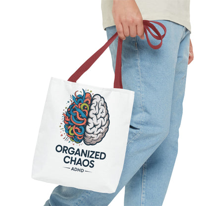 ADHD Tote Bag — "Organized Chaos" Brain Design