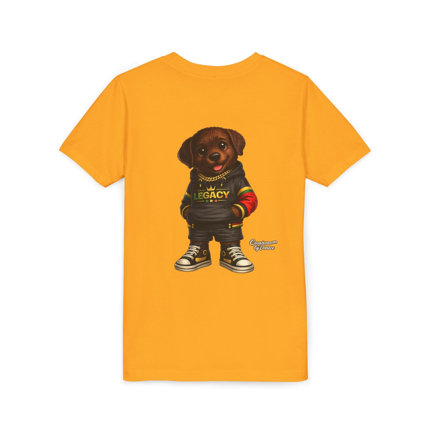 Youth Dog Tee — 'Legacy' Streetwear Puppy Graphic Shirt