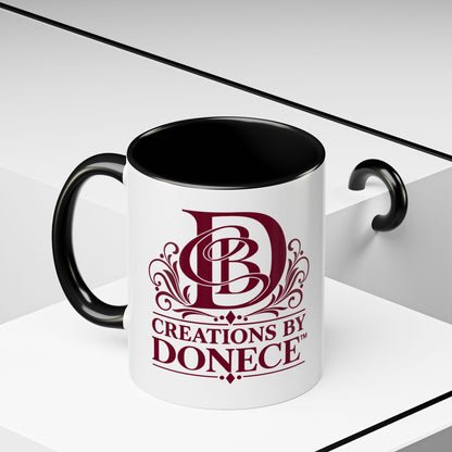 Creations by Donece Logo Accent Coffee Mug (11/15oz)