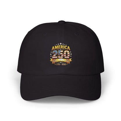 Dad Cap — Vintage '25' Anniversary Crest Embroidered Baseball Hat