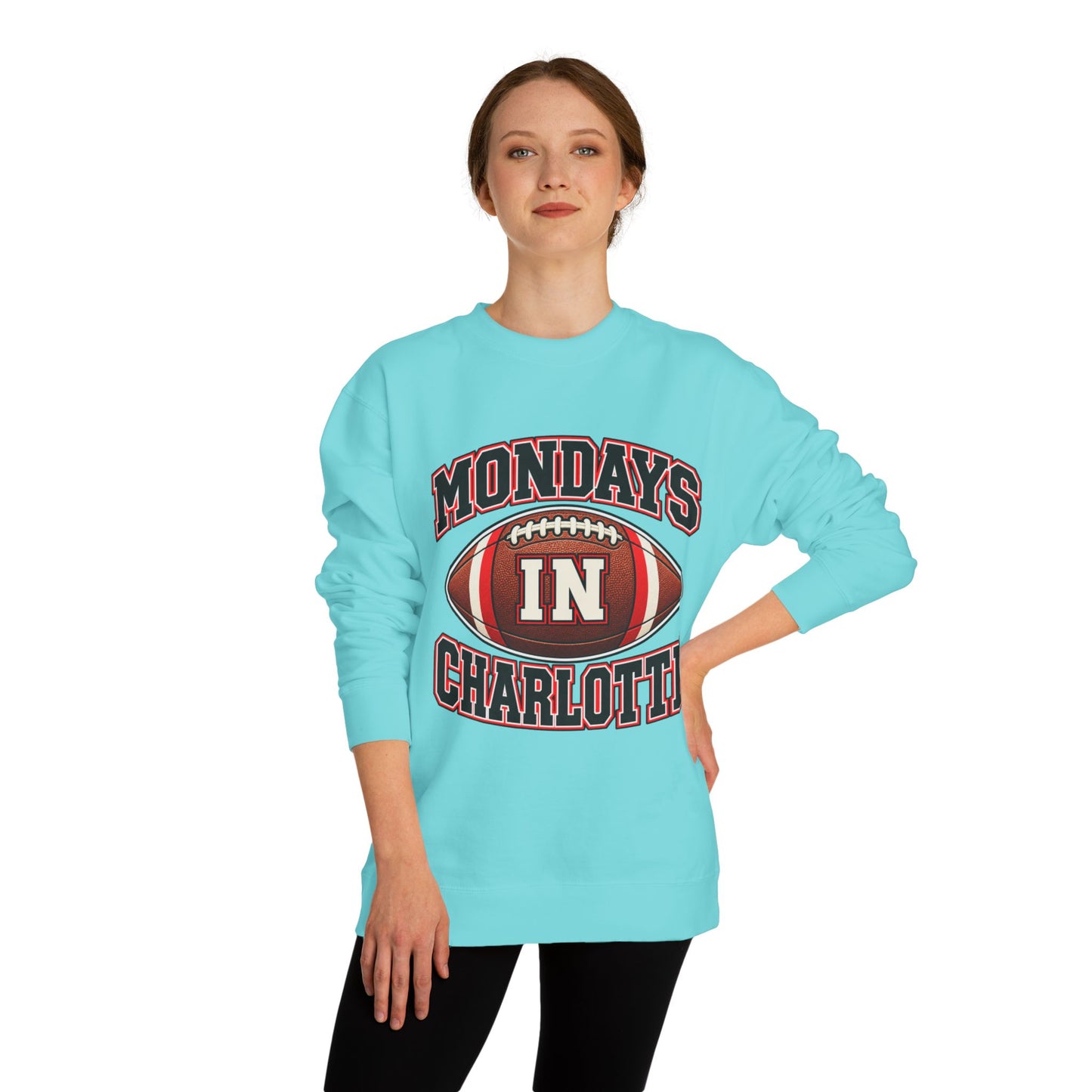 Mondays in Charlotte Football Sweatshirt