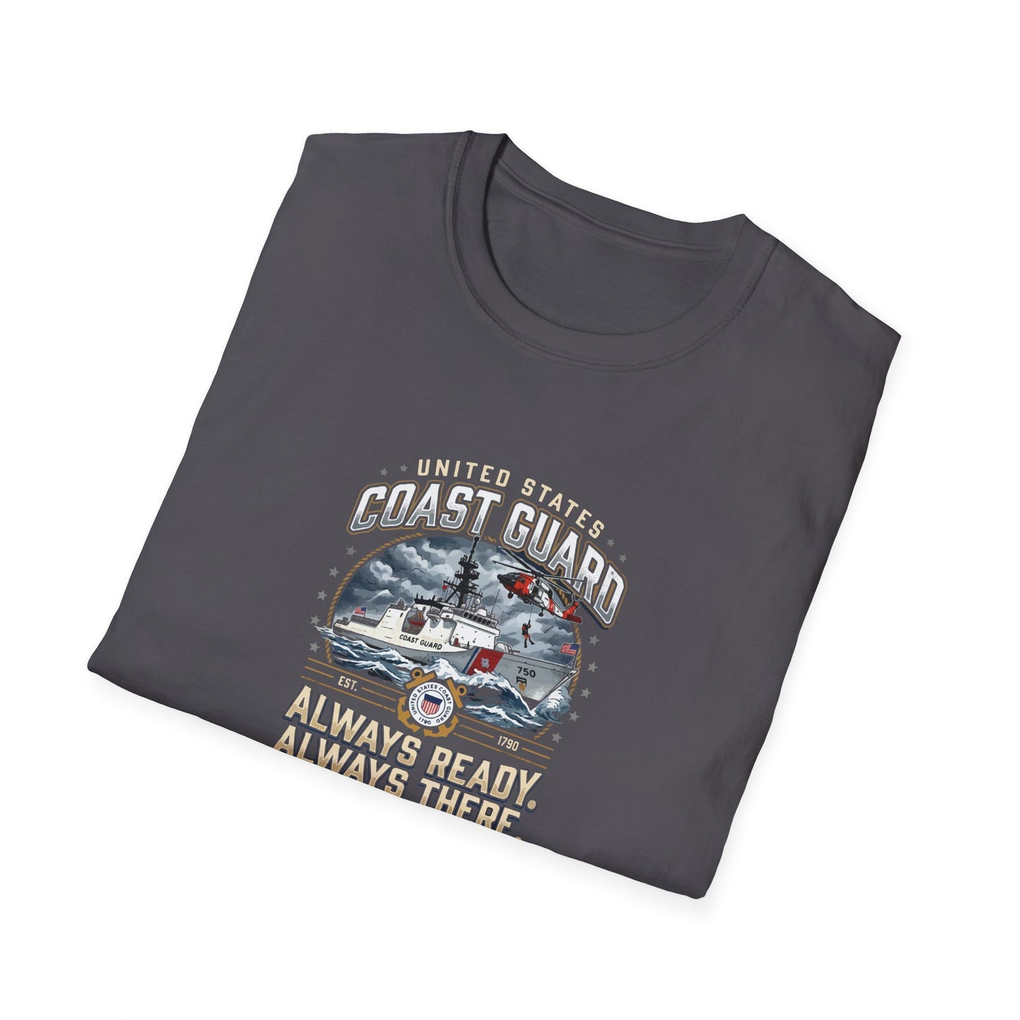 Coast Guard Rescue Always Ready, Always There T-shirt