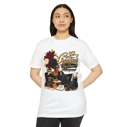 Creations By Denee Graphic T-Shirt — Black Woman Designer Artist Desk Tee