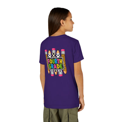 Fourth Grade Pencil Kids Tee – Back to School Youth Shirt