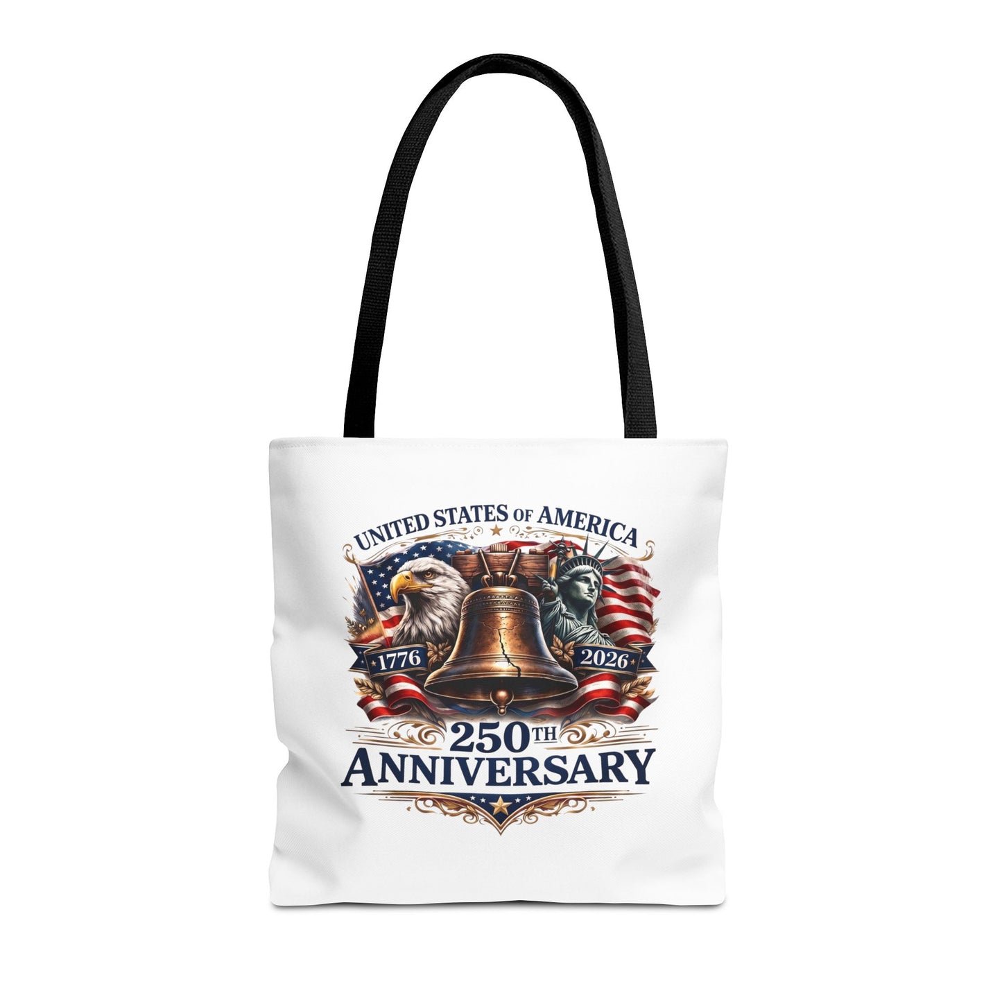 Anniversary Tote Bag — "United States of America 250th Anniversary" Liberty Bell Design