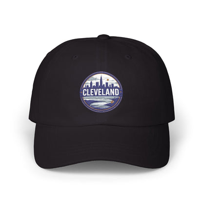 Cleveland Skyline Dad Cap — Embroidered City Patch Baseball Hat