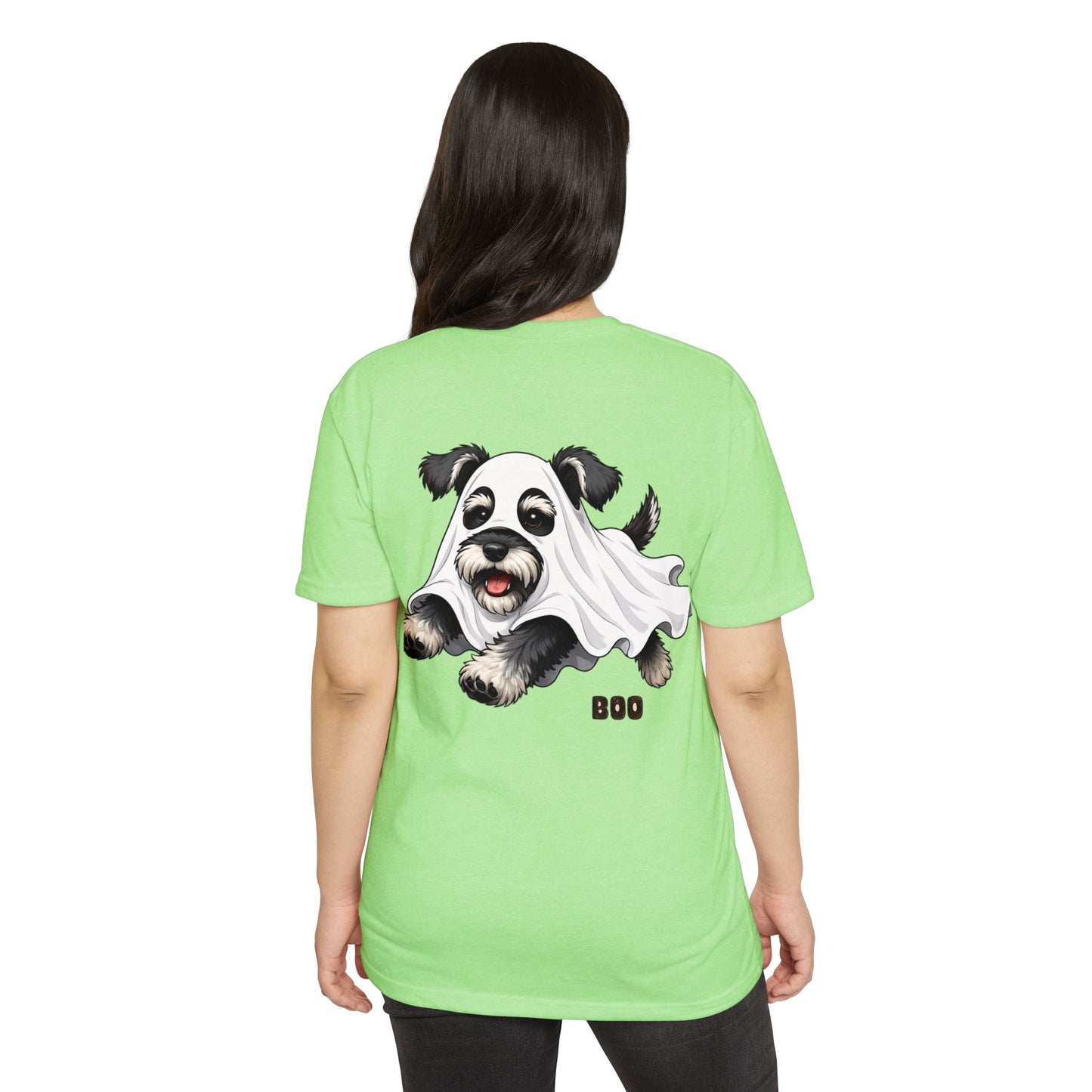 Cute Ghost Puppy T-Shirt — "Boo" Halloween Dog Tee