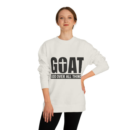 GOAT "God Over All Things" Sweatshirt - Christian Crewneck