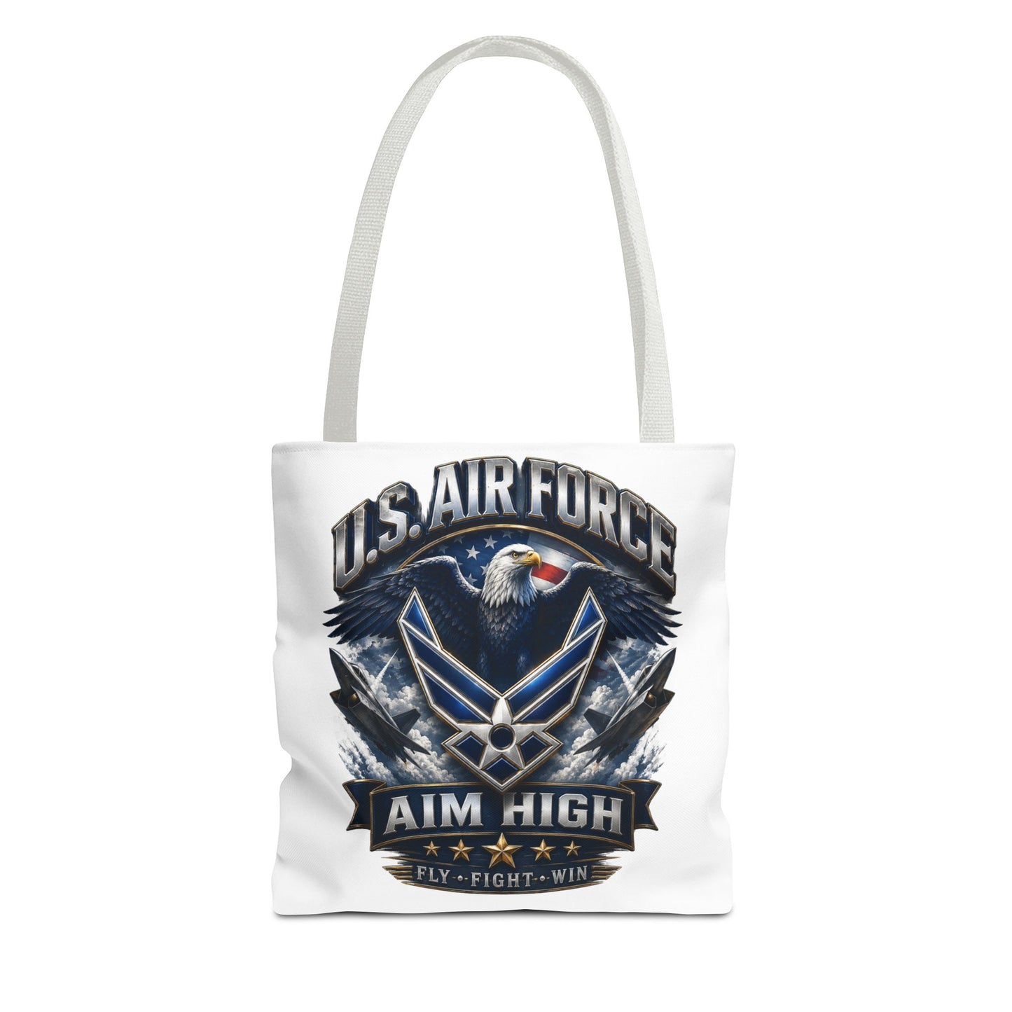 U.S. Air Force Aim High Tote Bag — Patriotic Eagle Military Tote