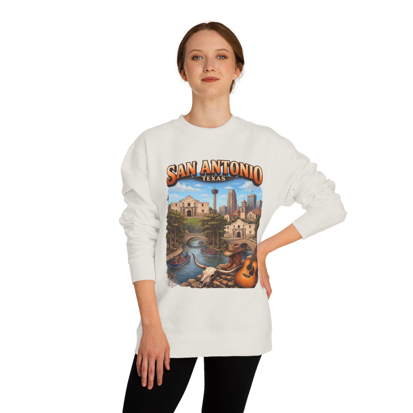 San Antonio Riverwalk Sweatshirt — Texas Travel Scenic Crewneck
