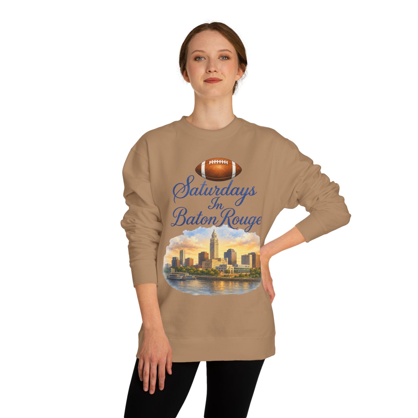 Saturdays in Baton Rouge Football Sweatshirt