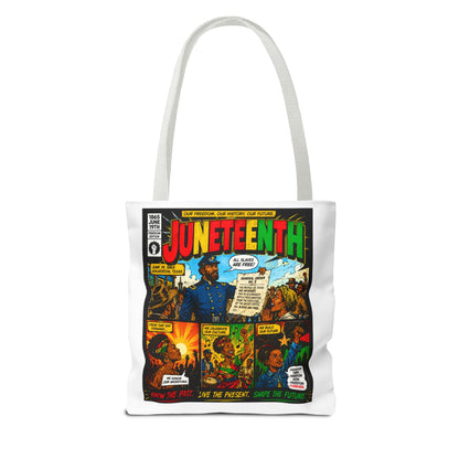Juneteenth Comic Tote Bag — Vintage Panels Celebration Tote