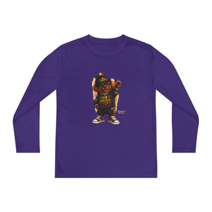 T-Shirt — Kids Rasta Teddy Graphic Long Sleeve