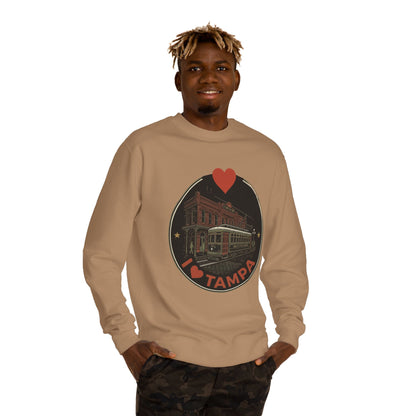 Tampa Sweatshirt — I  Tampa Vintage Streetcar Crewneck