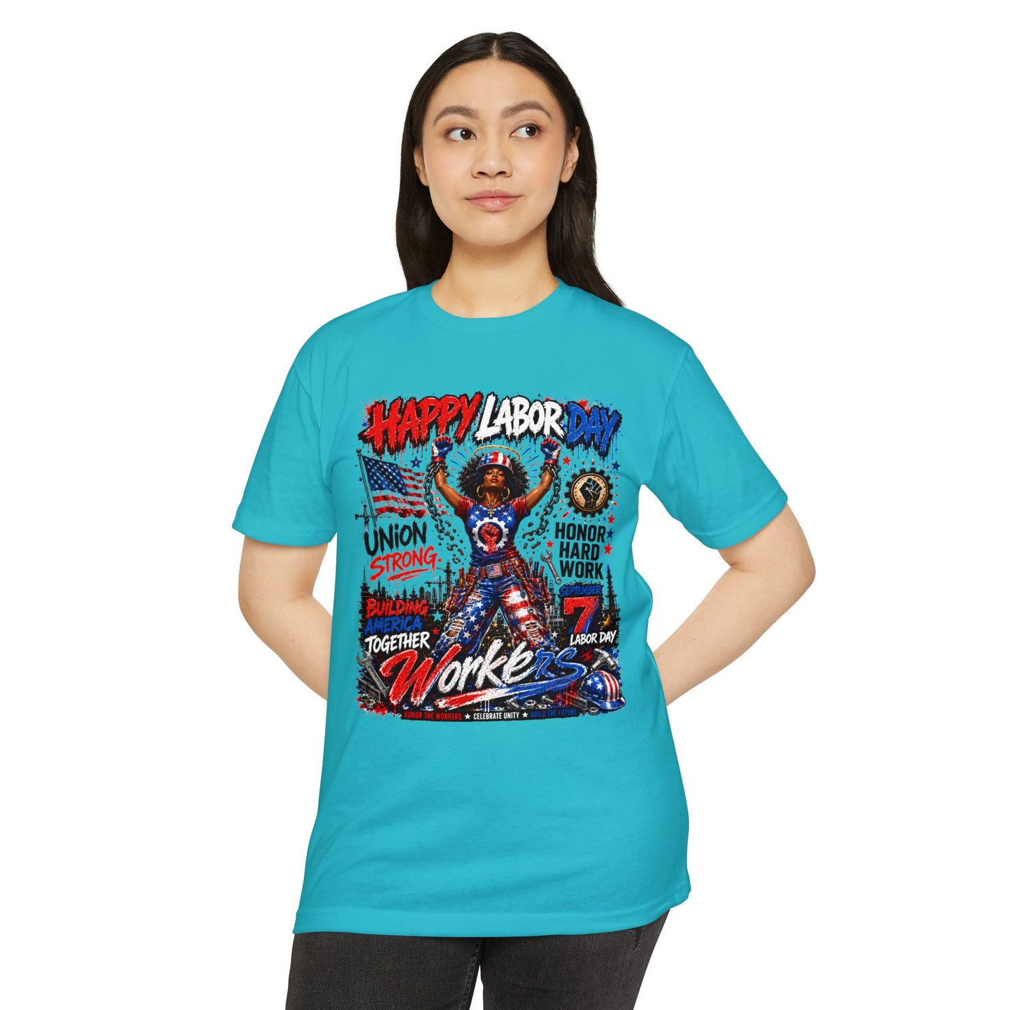 Happy Labor Day Workers T-Shirt — Union Strong, Honor Hard Work Tee