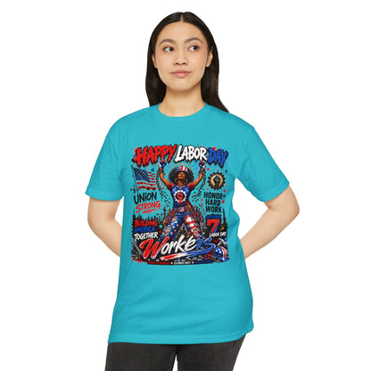 Happy Labor Day Workers T-Shirt — Union Strong, Honor Hard Work Tee