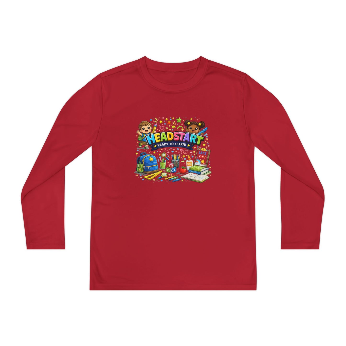 Head Start Kids Long Sleeve Tee — Back-to-School Preschool Shirt