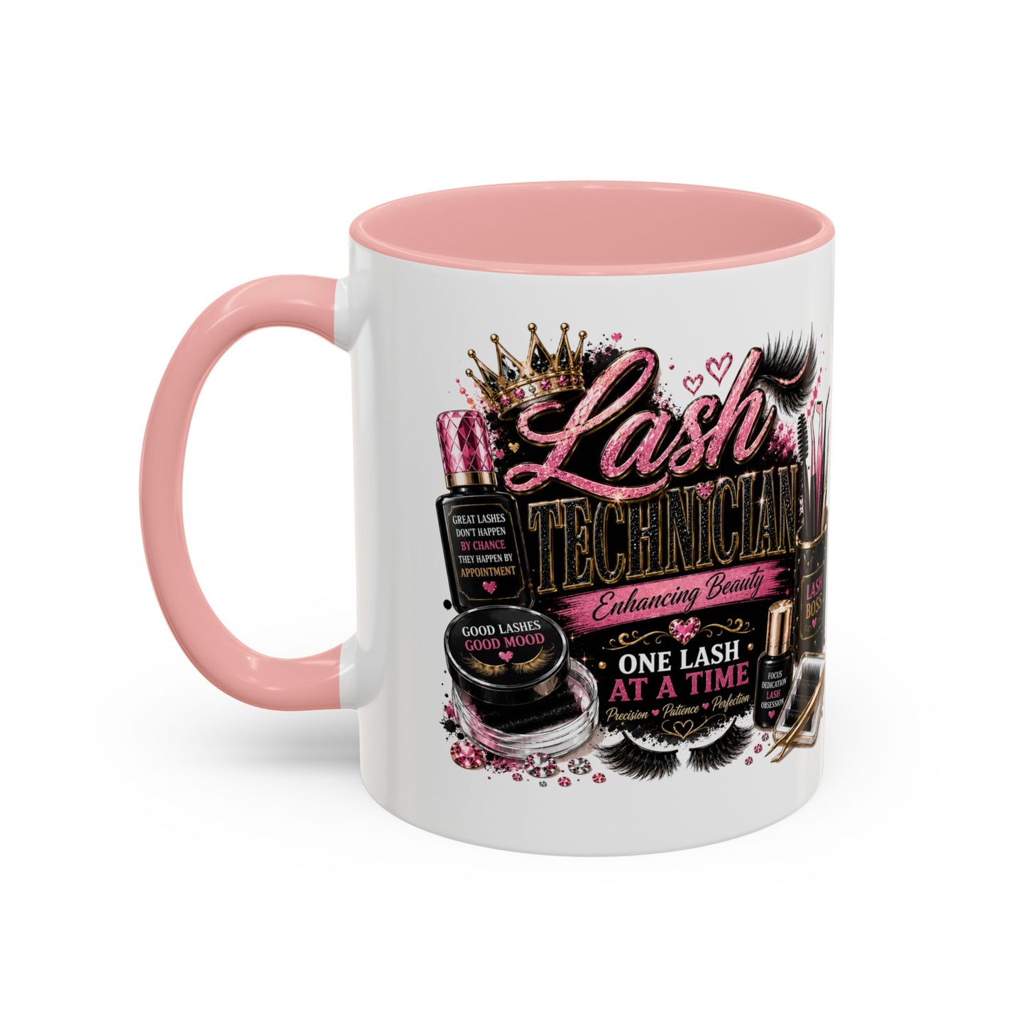 Lash Technician Coffee Mug — "Lash Technician: One Lash at a Time" Accent Mug