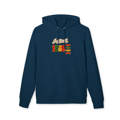 Juneteenth 1865 Hoodie — History, Courage, Resilience, Respect Pullover
