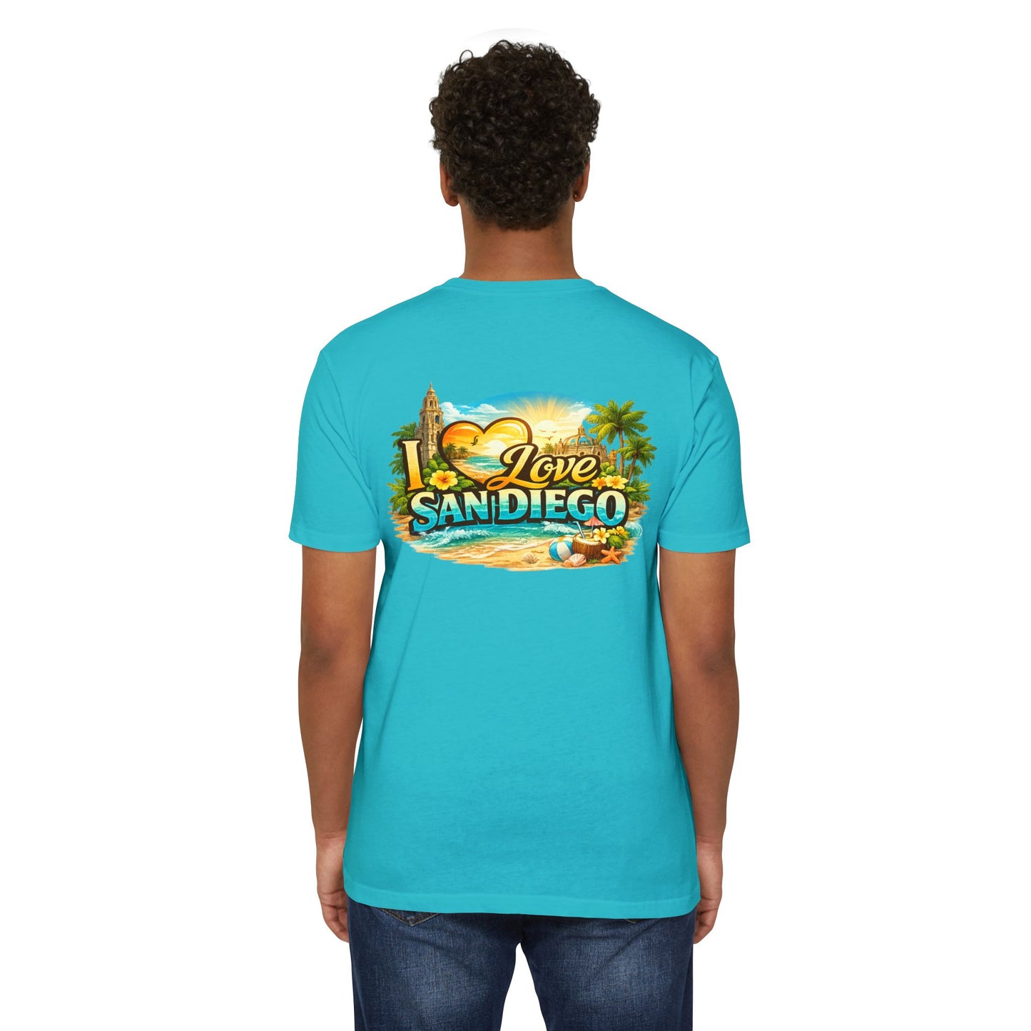I Love San Diego T-Shirt — Vintage Beach Vacation Tee
