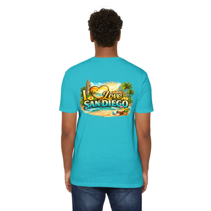 I Love San Diego T-Shirt — Vintage Beach Vacation Tee
