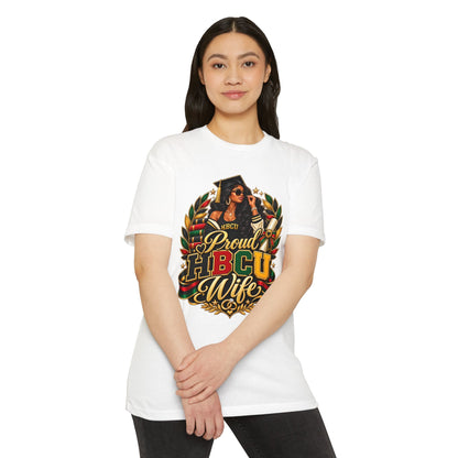 Proud HBCU Wife T-Shirt — Graduation Tribute Tee for HBCU Spouses